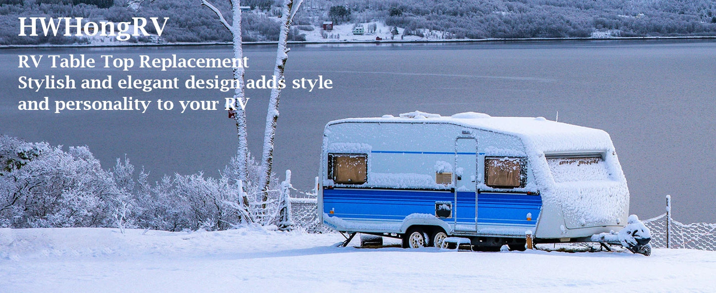 Detachable RV Table Set 31.5" x 15.7"