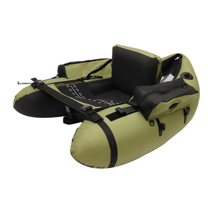 Inflatable Fishing Boat Waterproof Green