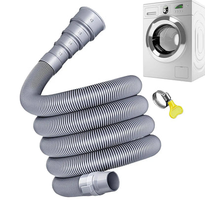 3/4/ 5m Caravan Sewer Pipe Kit Foldable RV Trailer Sewer Hose With Adjustable Adapter And Clamp Leakproof RV Hose Rv Accessories