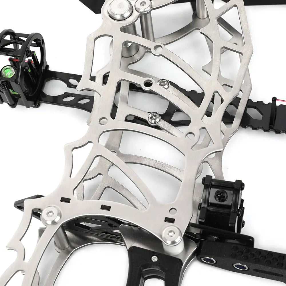15-32lbs Adjustable Archery Compound Bow Carbon Fiber Grip Right Hand Beginners Teen Youth Target Practice Shooting Pulley Bow
