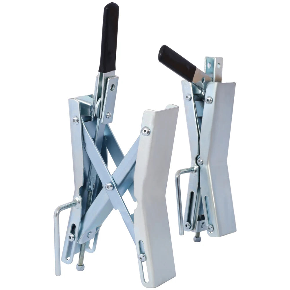 Locking Chock,Axel-Chock Wheel-Stabilizer for RV, Trailer, Camper Quick-Lock Tire-Stop Fits up to 6 Inches -Pair