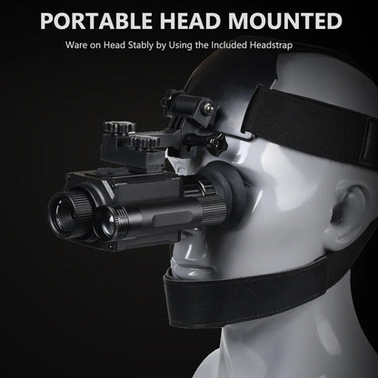 HD 1080P Night Vision Goggles 940nm IR 5X Zoom Night Vision Monocular