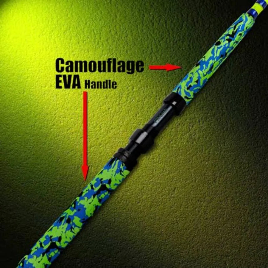 Catfish Fishing Rods 1 Piece 2 Piece Casting Rod in 7