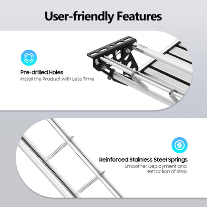 Folding RV Step Manual Step