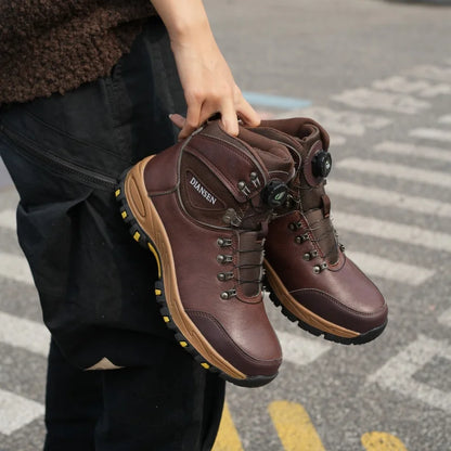 High Top Shoes Steel Toe Shoes Men Women waterproof boots