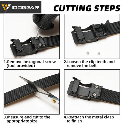 IDOGEAR Tactical Ratchet Belt