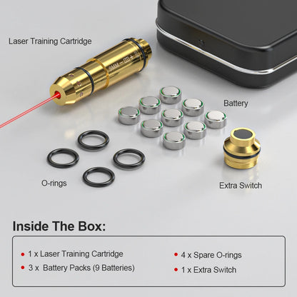 9mm Red Dot Laser Training Dry Fire Tactical Bullet