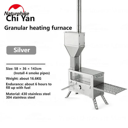 Camping Stove Pellet Heating Heater Stove Portable Tent Stove