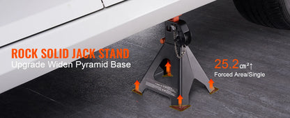 Jack Stands 3/6 Ton Capacity Car Jack Stands