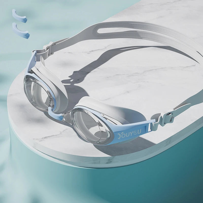 Swimming Goggles Adult Professional Pool Goggles Waterproof Swim Glasses Anti Fog UV Protection Swim Goggles for Men Women Youth