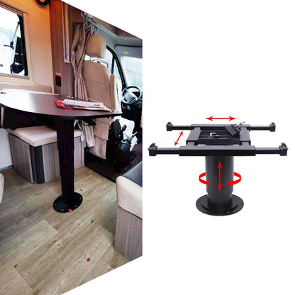 Pneumatic Gas Lifting Table Height Adjustable for Boat Marine Caravan RV