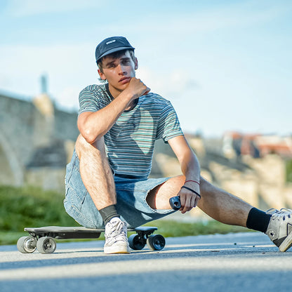 Four-Wheel Remote Control Scooter For Adult, 350W Motor, Top Speed 12 Mph, Range 10 Miles, 25.2V 2AH Battery,Load 264Ibs