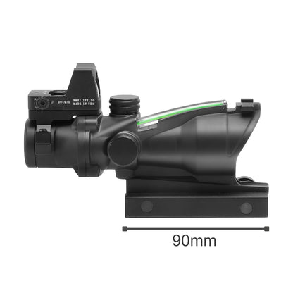 Adjustable 4x32 Red Dot 1x 4x Scope Red Dot 20mm Rail Scope