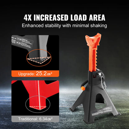 Jack Stands 3/6 Ton Capacity Car Jack Stands