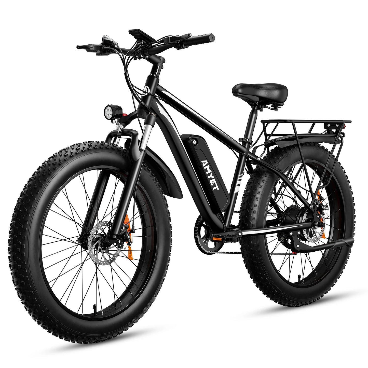 EB26 Electric Bike for Adults 1000W Electric Bicycle 48V 15AH E Bike 26" Fat Tire Mountain 31mph Dual Shock