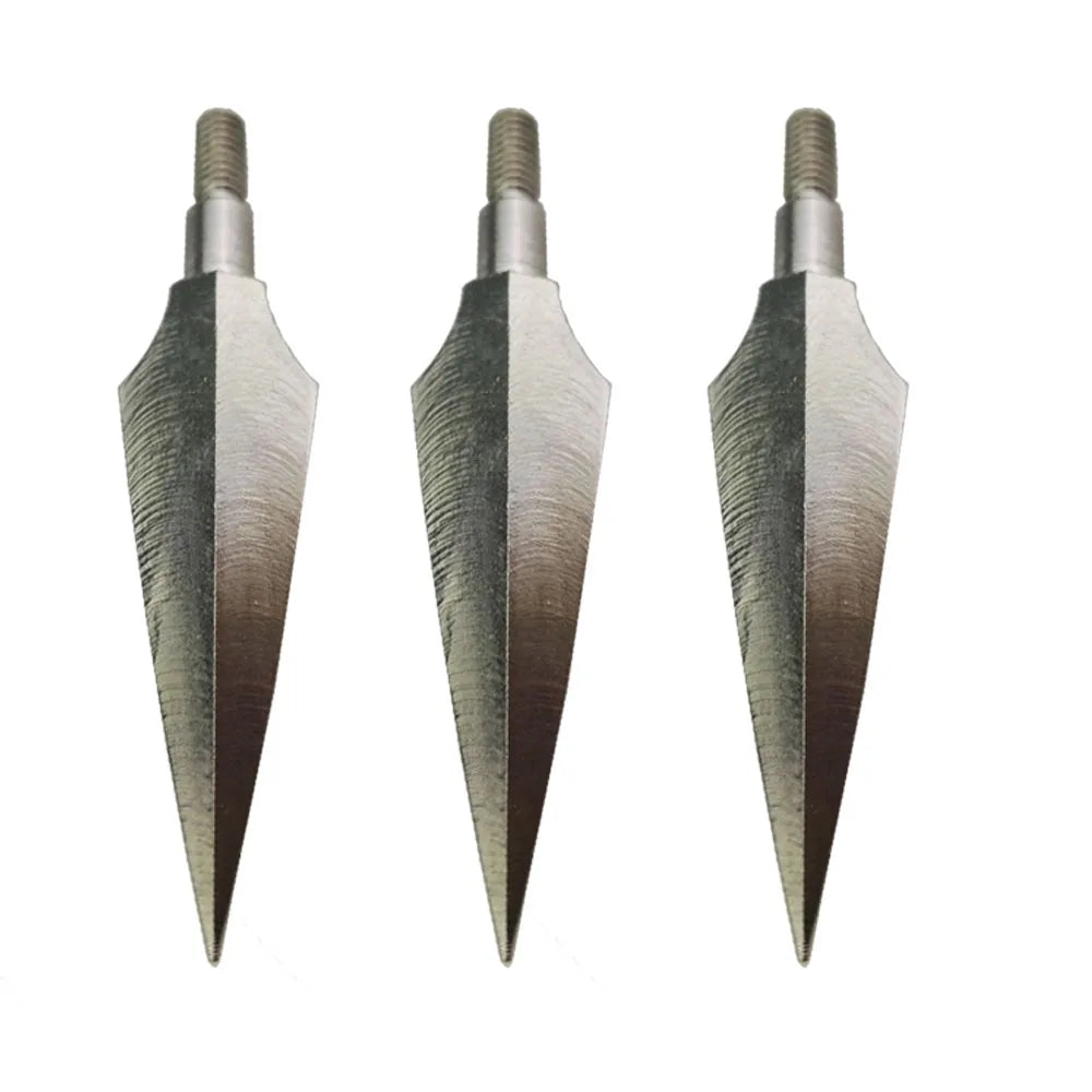 Arrowheads 12/24pcs 150 Grain High Carbon Steel Screw-in Tips for Compound Recurve Bow Hunting Shooting Accessories
