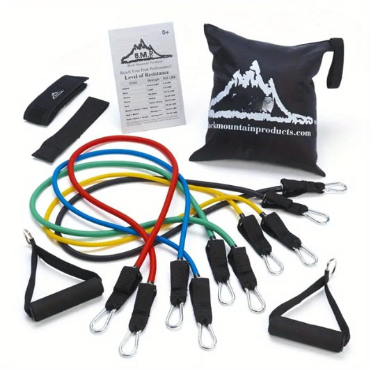 Door Anchor Rubber Resistance Band Set - Professional Exercise Bands for Glutes, Legs & Arms, Latex Free Option.