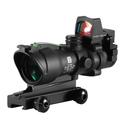 Adjustable 4x32 Red Dot 1x 4x Scope Red Dot 20mm Rail Scope