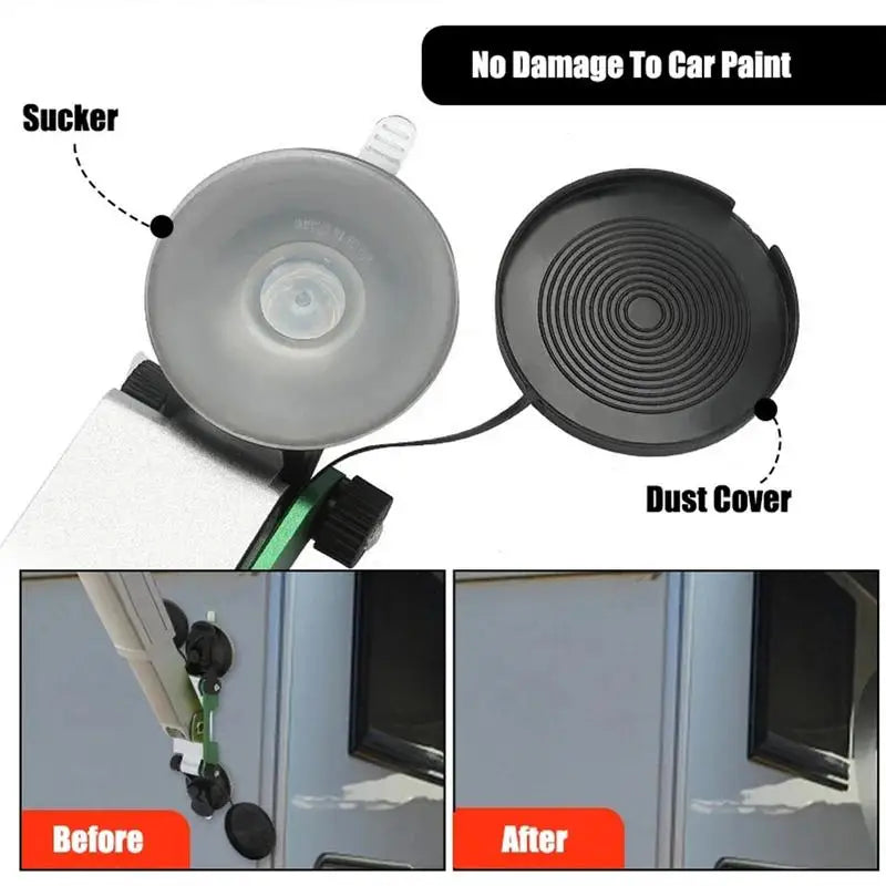 Heavy Duty Suction Cups RV Awning Fixed Support Bracket