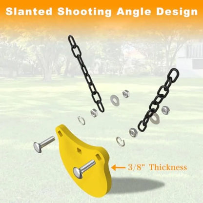 3 8 Thick Steel Target for Shooting Target Stand System Kit