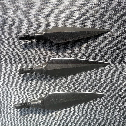 Arrowheads 12/24pcs 150 Grain High Carbon Steel Screw-in Tips for Compound Recurve Bow Hunting Shooting Accessories