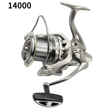 Stainless Steel Bearing Spinning Fishing Reel  25KG Powerful Reel Saltwater Fresh Water Drag