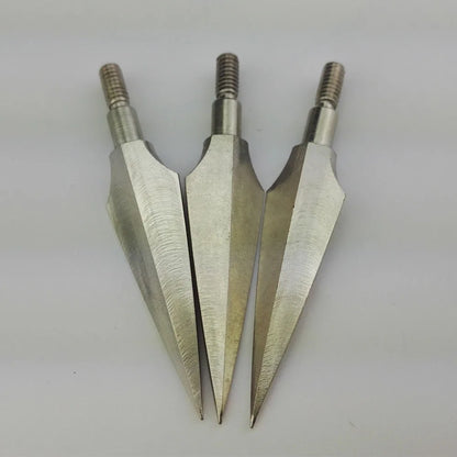 Arrowheads 12/24pcs 150 Grain High Carbon Steel Screw-in Tips for Compound Recurve Bow Hunting Shooting Accessories