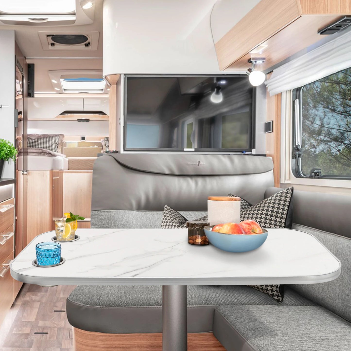 Detachable RV Table Set 31.5" x 15.7"