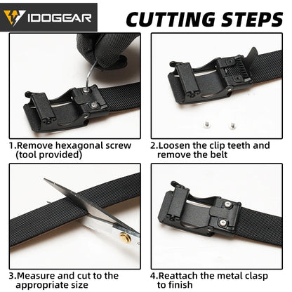 IDOGEAR Tactical Ratchet Belt