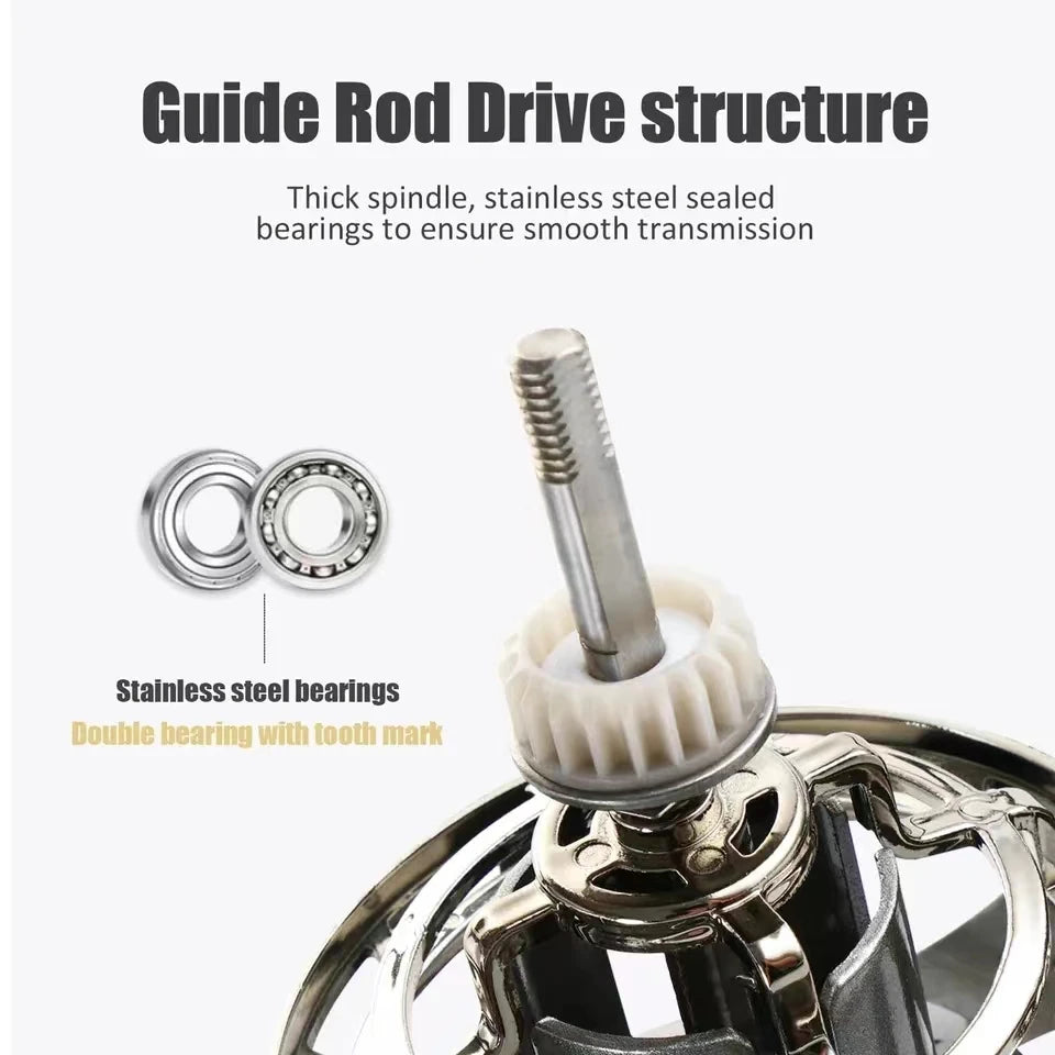 Stainless Steel Bearing Spinning Fishing Reel  25KG Powerful Reel Saltwater Fresh Water Drag