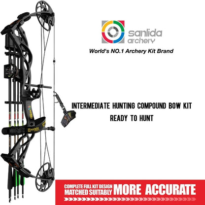 Compound Bow Package for Adults Archery Compound Bow and Arrow Set 0-70 Lbs
