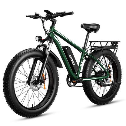 EB26 Electric Bike for Adults 1000W Electric Bicycle 48V 15AH E Bike 26" Fat Tire Mountain 31mph Dual Shock