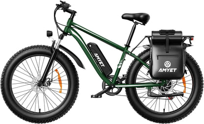 EB26 Electric Bike for Adults 1000W Electric Bicycle 48V 15AH E Bike 26" Fat Tire Mountain 31mph Dual Shock