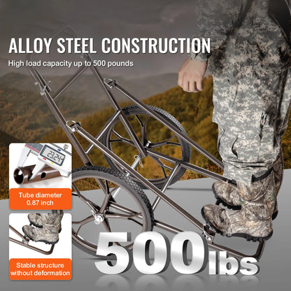 Deer Cart 500 LBS Capacity Folding Game Cart