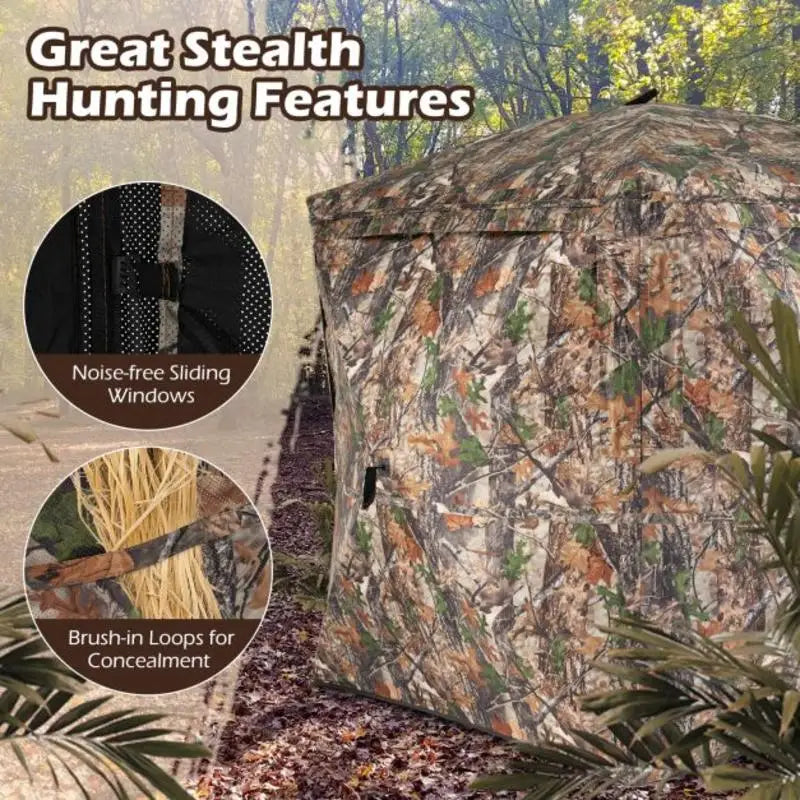 270° See Through Hunting Blind Tent