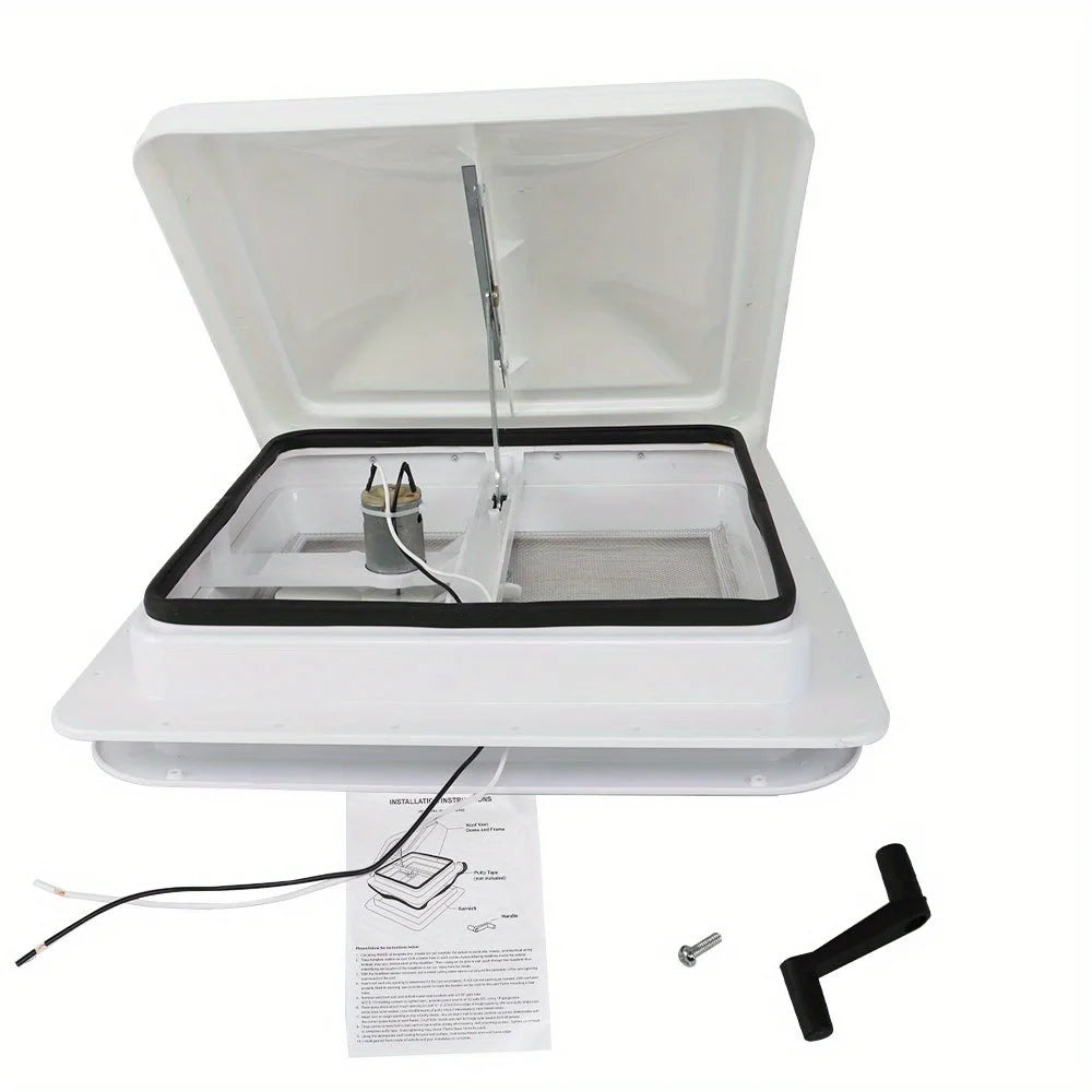 14" RV Roof Vent Fan Kit for Camper Trailer