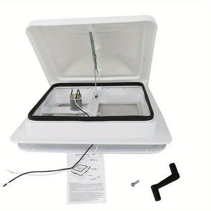 14" RV Roof Vent Fan Kit for Camper Trailer