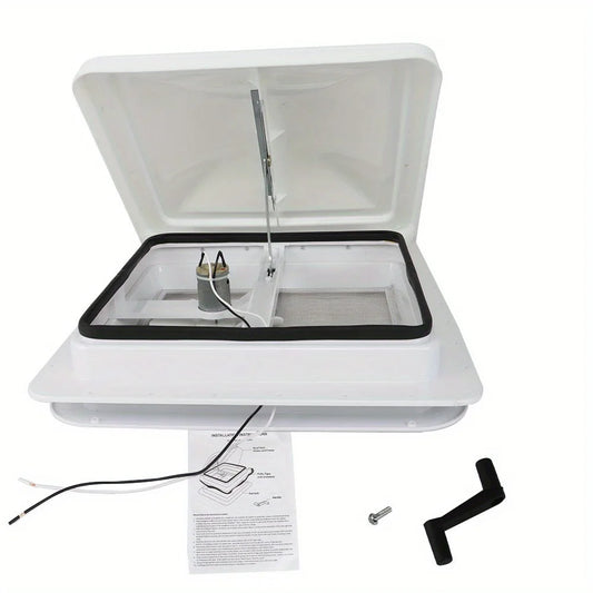 14" RV Roof Vent Fan Kit for Camper Trailer