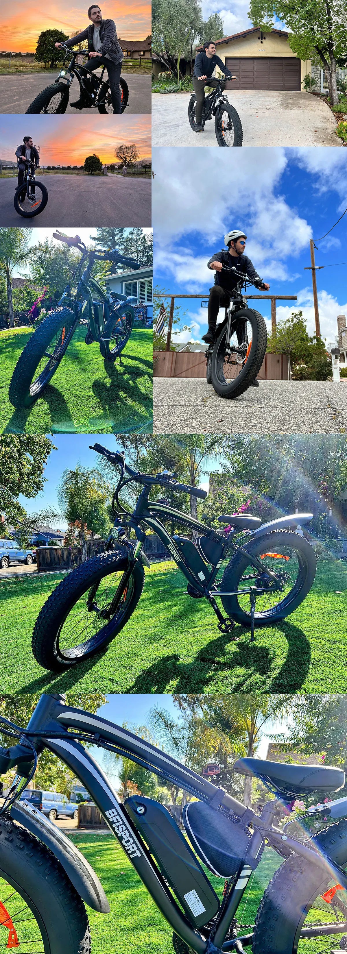 EB26 Electric Bike for Adults 1000W Electric Bicycle 48V 15AH E Bike 26" Fat Tire Mountain 31mph Dual Shock