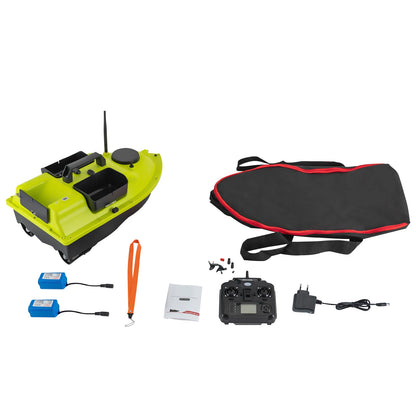 Rechargeable GPS Fishing Bait Boat 2 Batteries 16 Positioning Points 2kg