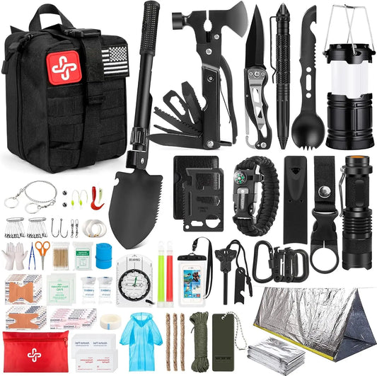250Pcs Survival Gear First Aid Kit