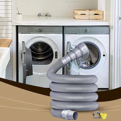 3/4/ 5m Caravan Sewer Pipe Kit Foldable RV Trailer Sewer Hose With Adjustable Adapter And Clamp Leakproof RV Hose Rv Accessories