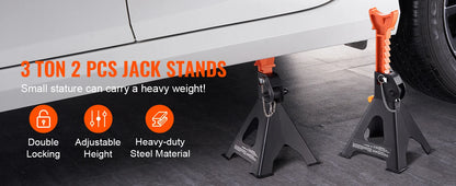 Jack Stands 3/6 Ton Capacity Car Jack Stands