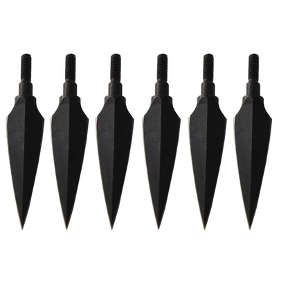 Arrowheads 12/24pcs 150 Grain High Carbon Steel Screw-in Tips for Compound Recurve Bow Hunting Shooting Accessories