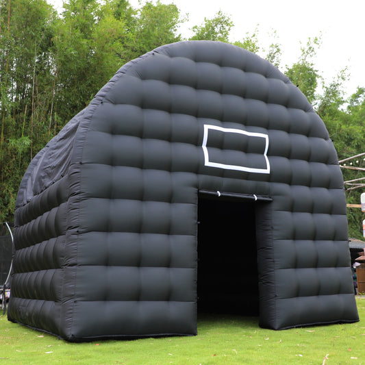 Black Inflatable Tent(15x15x14FT) Includes Blower