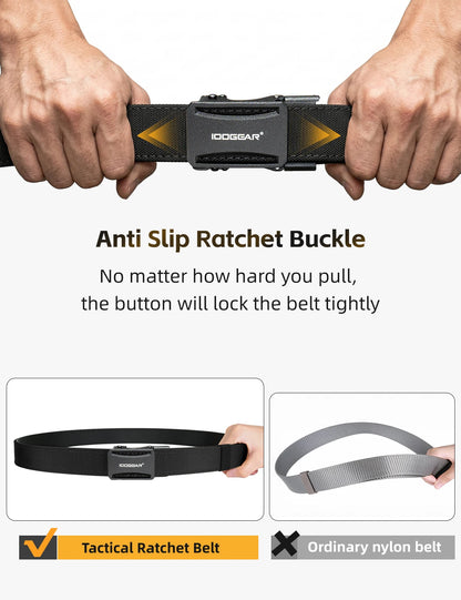IDOGEAR Tactical Ratchet Belt