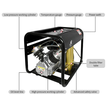 Portable Scuba Air Compressor High Pressure