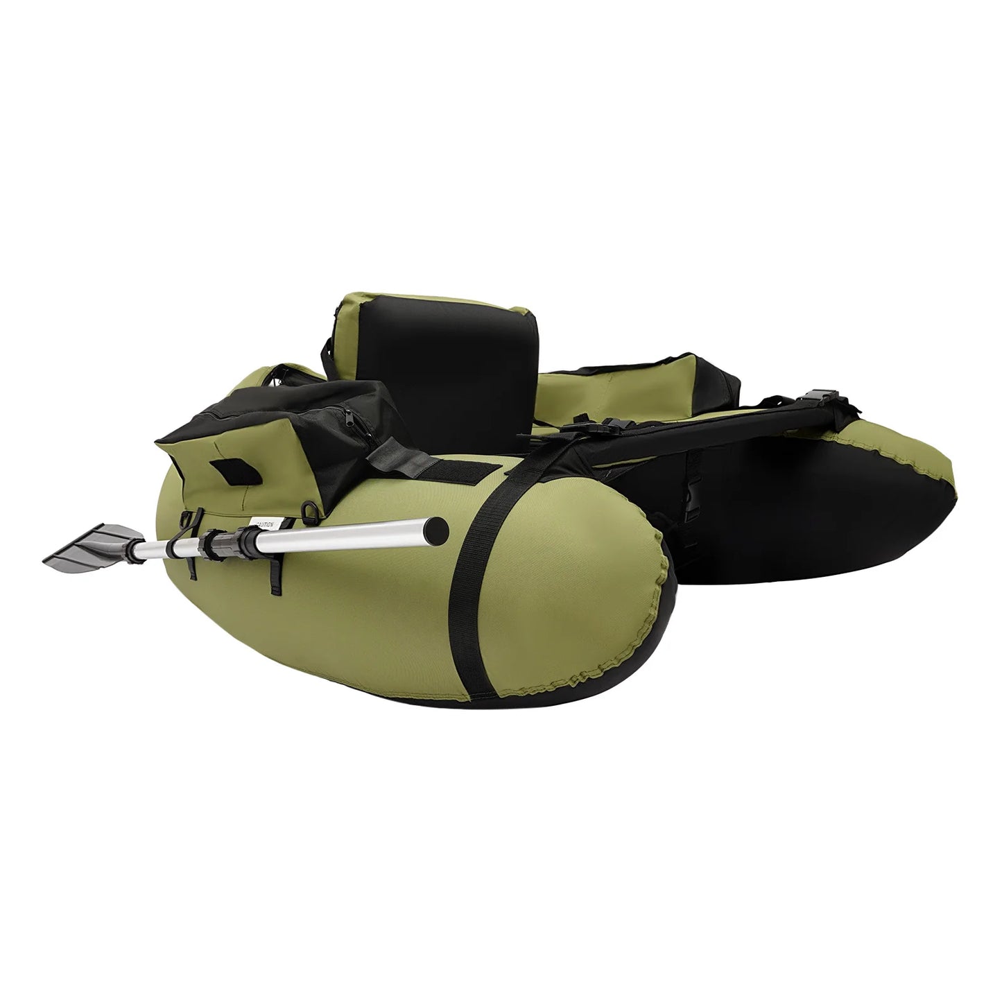 Inflatable Fishing Boat Waterproof Green