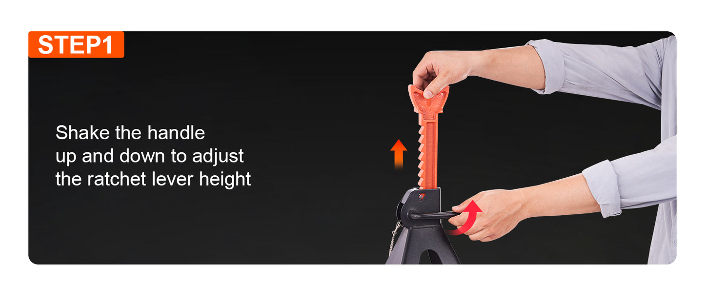 Jack Stands 3/6 Ton Capacity Car Jack Stands