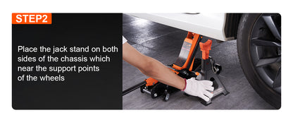 Jack Stands 3/6 Ton Capacity Car Jack Stands